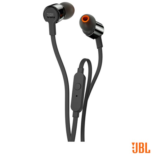 Menor preço em Fone de ouvido JBL In Ear Intra-auricular Preto - T210