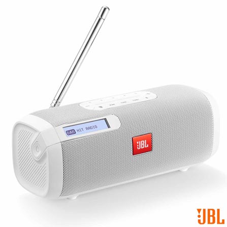 Menor preço em Caixa de Som Bluetooth JBL Turner FM com Potência de 5W para Android, iOS e Windows Phone Branca - JBLTUNERFMWHT