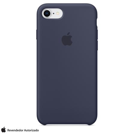 Menor preço em Capa para iPhone 7 e 8 de Silicone Azul Meia Noite - Apple - MQGM2ZM/A