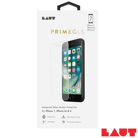 Menor preço em Película Protetora para iPhone 8, 7 e 6/6S em Vidro - LT-IP766SCLI - Laut