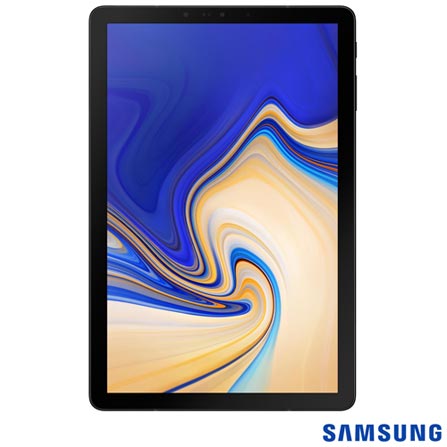 Menor preço em Tablet Samsung Galaxy Tab S4 Preto com 10,5”, 4G + Wi-Fi, Android 8.1, Processador Octa-Core 2.4GHz e 64GB