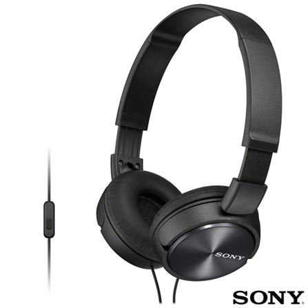 Menor preço em Fone de Ouvido Sony Headphone Preto - MDR-ZX310APB
