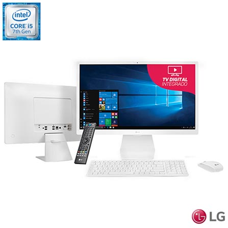 All In One LG, Intel Core i5, 8GB, 1TB, Tela de 23,8, Com TV