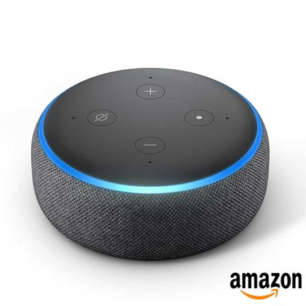 Menor preço em Smart Speaker Amazon com Alexa Preto - ECHO DOT