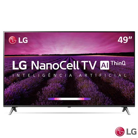 Menor preço em Smart TV 4K LG LED 49” com NanoCell AI, 4K HDR, DTS Virtual: X, WebOS 4.5 e Wi-Fi - 49SM8000PSA